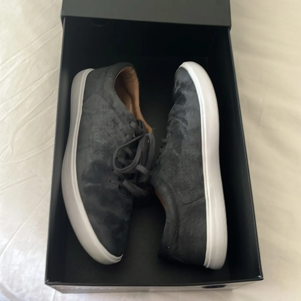 TravisMathew Cuater Phenom Suede Blue Gray Casual Shoes Sneakers Men’s 8